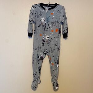 Disney Gray and Orange Halloween Kids One Piece